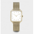 BESSERON 28.5mm personalized watch square ladies watches stainless steel vintage watch women